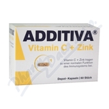 Additiva vitamin C + zinek tbl. 60