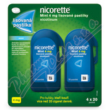 Nicorette mint 4mg pas. cmp. 4x20