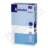 Ambulex Nitryl rukavice nitril. nepudrované L 100ks