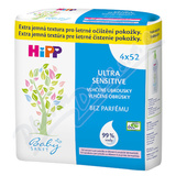 HiPP BabySANFT vlh. ubrousky UltraSensitive 4x52ks