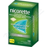 Nicorette Classic Gum 4mg gum. mnd. 105