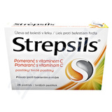 Strepsils Pomeran s vitaminem C pas. 24