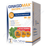 GinkgoMAX+Bacopa+Lecitin DaVinciAcademia tob. 90+30