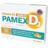 Pamex Vitamin D3 2000IU tob. 60