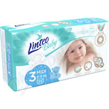 Linteo Baby D�tsk� plenky PREMIUM MIDI 5-9kg 54ks