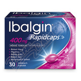 Ibalgin Rapidcaps 400mg cps. mol. 30
