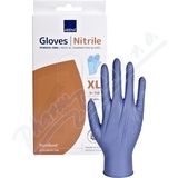 ABENA Rukavice vyet. Nitril XL nepudr. modr 20ks