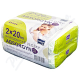 Absorgyn porodnick vloky duo pack 2x20ks