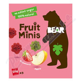 BEAR Fruit Minis jahoda a jablko 5x20g