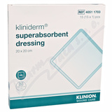 Superabsorpn obvaz Kliniderm 20x20cm 15ks