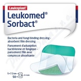 Leukomed Sorbact poopera�n� kryt� 5x7. 2cm 50ks