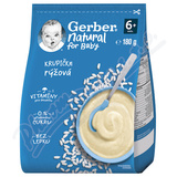 Gerber Natural r��ov� krupi�ka 180g 6m+