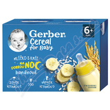 Gerber Cereal Ml. s ka�� dob. noc ban�n. 2x200ml 6m+