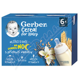 Gerber Cereal Ml. s ka�� dobr. noc vanil. 2x200ml 6m+