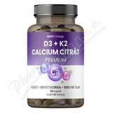 MOVit D3+K2 Calcium citr�t Premium cps. 90