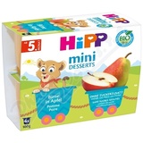 HiPP mini dezert jablka-hruky BIO 5m 4x100g