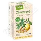 Apotheke BIO Z�zvor. s citronem a m�tou �aj 20x1. 5g