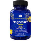 GS Magnesium citrate pure 1340mg+B6 tbl. 70+40 d�r. 